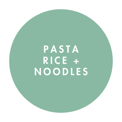 rice, pasta + pulses